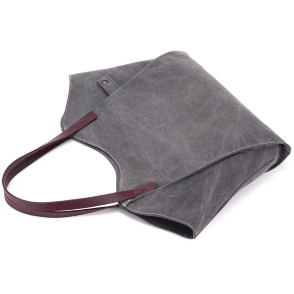 ▪️Minimalist Gray Large Tote-Large - Picture 3 of 6